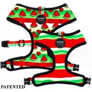 Frenchiestore Reversible Watermelon Dog Health Harness
